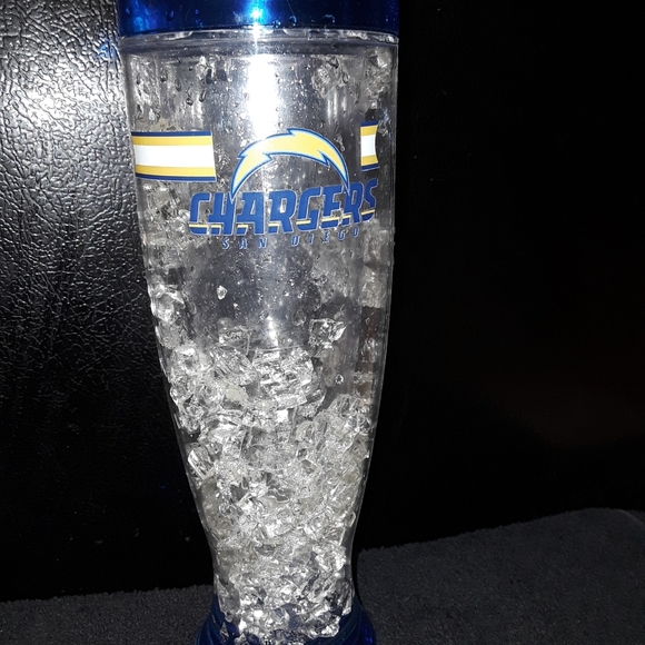 NFL San Diego Chargers Pilsner Crystal Glass - Picture 3 of 8